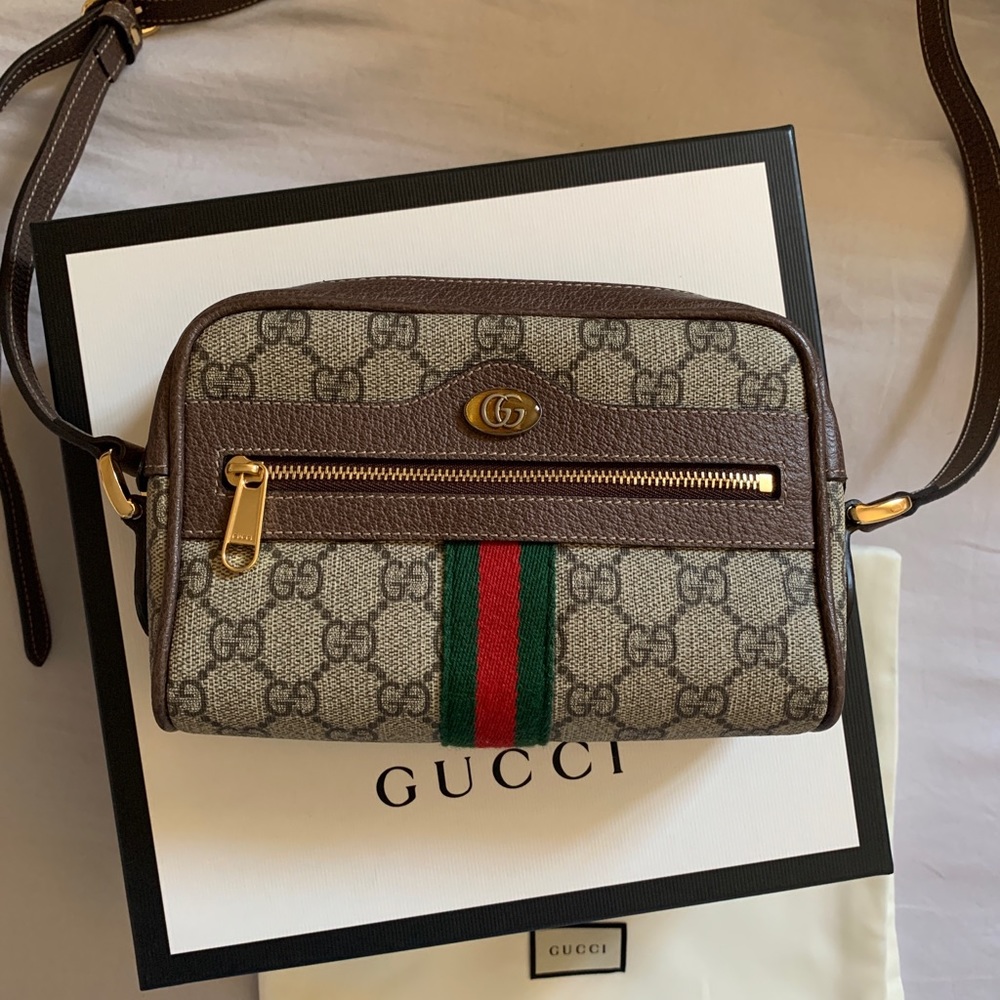❌SOLD❌Gucci Ophidia GG Supreme Mini bag